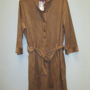 DREW SUEDELIKE  DRESS NWT